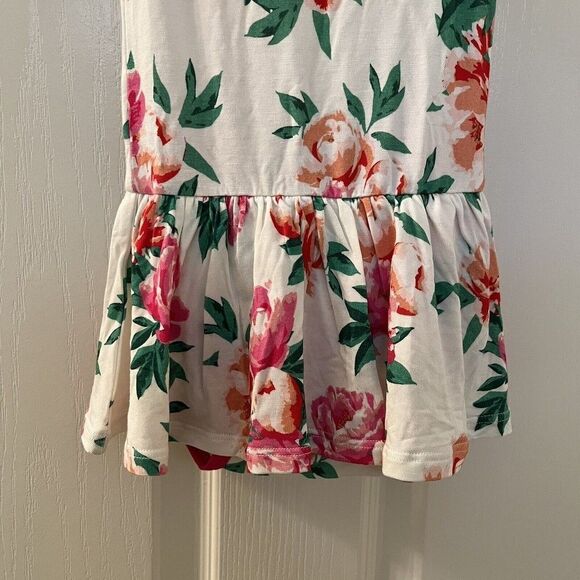 Free Birdees Peonies Twirling Bodysuit Dress Bamboo Girls Size 3-6 Months NWT - Picture 4 of 14